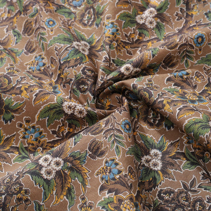 Men's Hawaiian Shirt Autumn Colors Print Cotton Button-down Short Sleeve Aloha Shirt